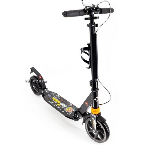 Самокат двухколесный ScooteX Scooter Falcon Brakes USA черный