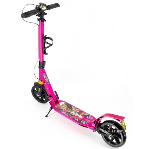 Самокат двухколесный ScooteX Scooter Falcon Brakes USA розовый