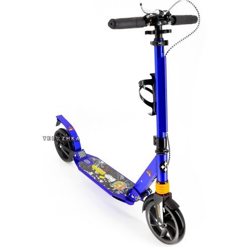 Самокат двухколесный ScooteX Scooter Falcon Brakes USA синий