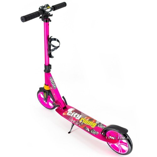 Самокат двухколесный ScooteX Scooter Falcon v2 USA розовый