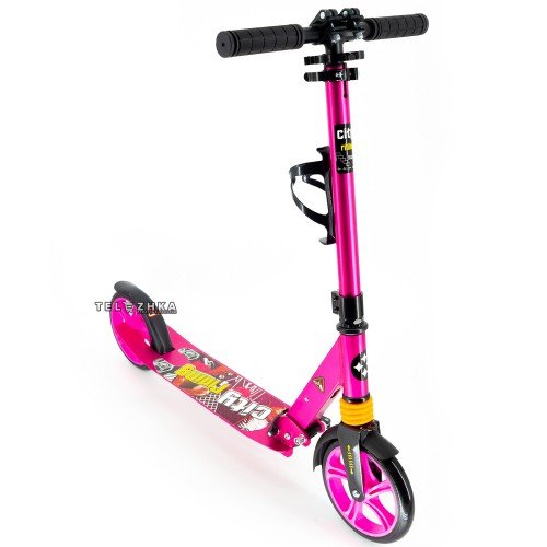 Самокат двухколесный ScooteX Scooter Falcon v2 USA розовый