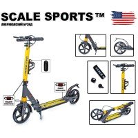Самокат двухколесный Scale Sports SS-04 USA yellow