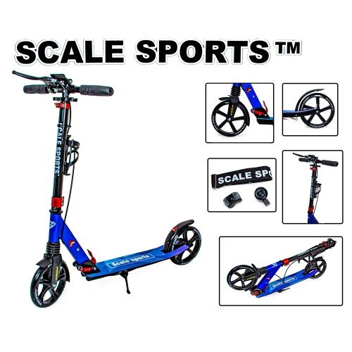 Самокат двухколесный Scale Sports Urban SS-08 синий