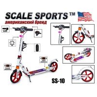 Самокат двухколесный Scale Sports Urban SS-10 белый