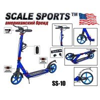 Самокат двухколесный Scale Sports Urban SS-10 синий