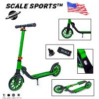 Самокат двухколесный Scale Sports Urban SS-17 зеленый