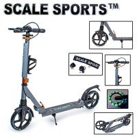 Самокат двухколесный Scale Sports Urban SS-20 серый