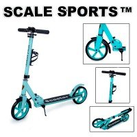 Самокат двухколесный Scale Sports Urban USA 2019 бирюзовый