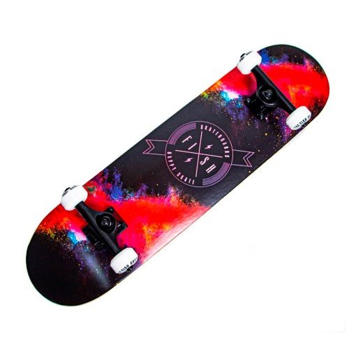 Скейт борд FISH Skateboard Red Radiance