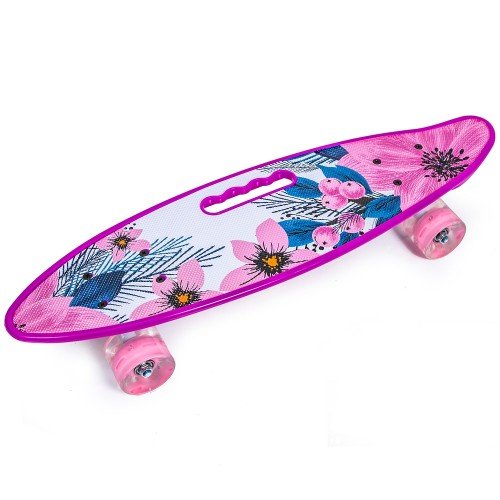 Скейт пенни борд Scale Sport Multi Flowers