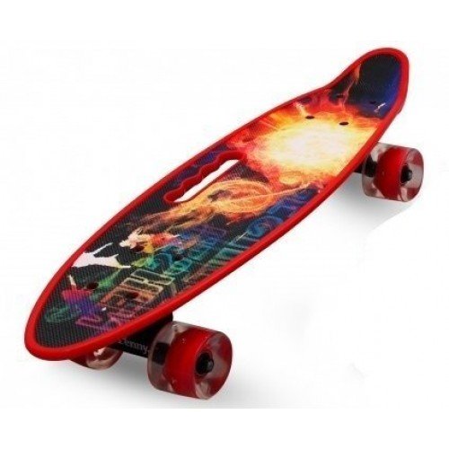 Скейт пенни борд SkateX Penny Beta Blast 22"