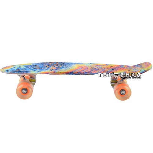 Скейт пенни борд SkateX Penny Trend Aqua 22"