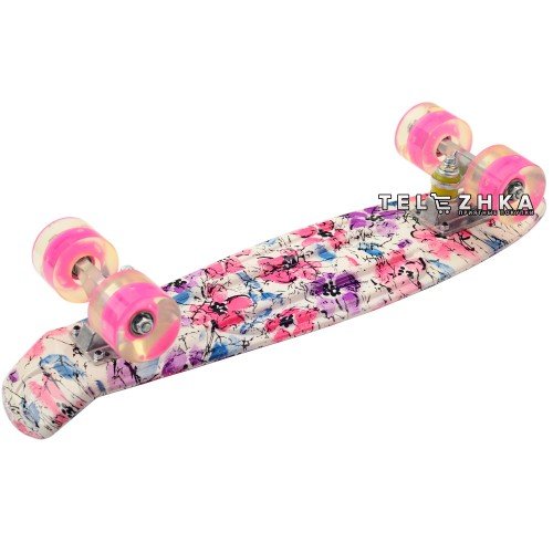 Скейт пенни борд SkateX Penny Trend Summer 22"