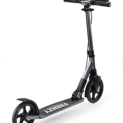 Самокат двухколесный Slamm Frenzy Dual Brake Recreational Scooter 205 мм титановый