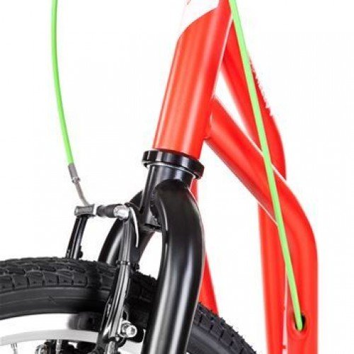 Самокат Yedoo MEZEQ DISC NEW красно-зеленый