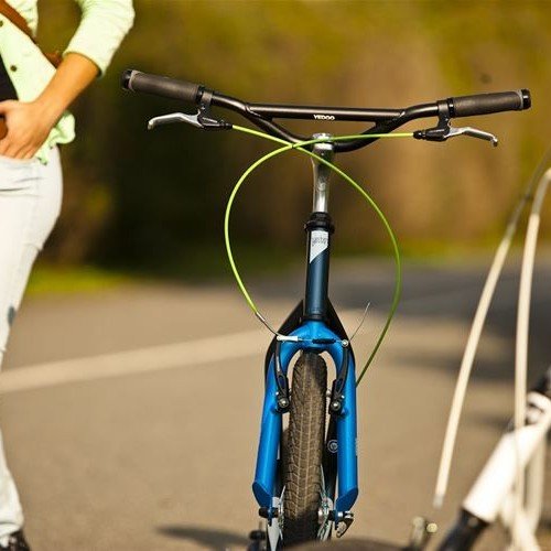 Самокат Yedoo MEZEQ V NEW серо-синий