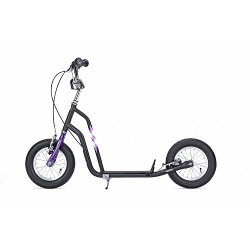 Самокат Yedoo WZOOM Черно-фиолетовый