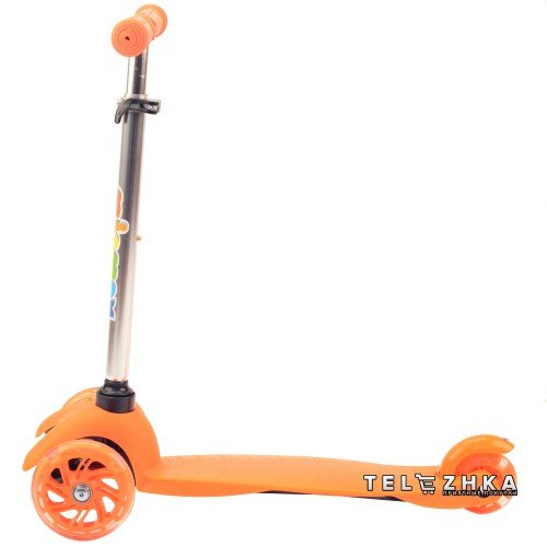 Самокат детский ScooteX Mini Color оранжевый