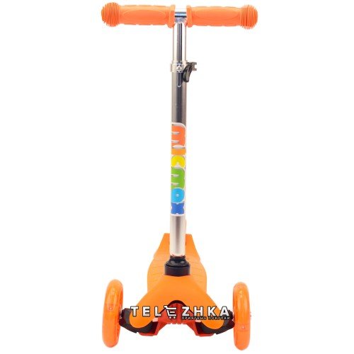 Самокат детский ScooteX Mini Color оранжевый