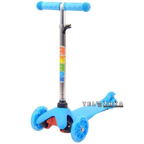 Самокат детский ScooteX Mini Color синий