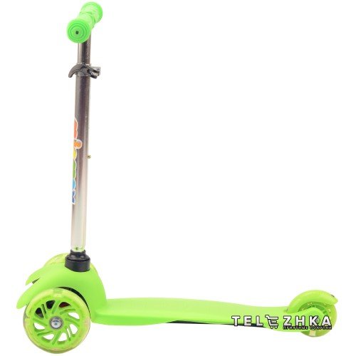 Самокат детский ScooteX Mini Color зеленый