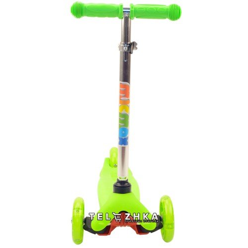 Самокат детский ScooteX Mini Color зеленый