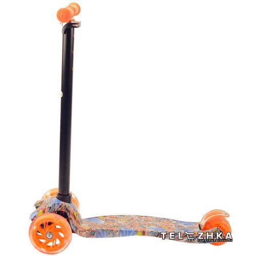 Самокат детский ScooteX Scooter Maxi 3D Print Dragon