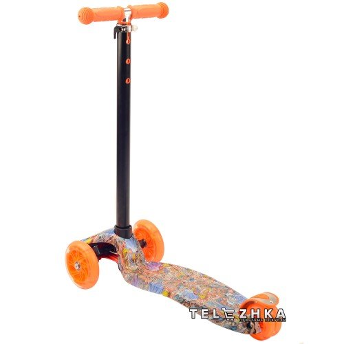 Самокат детский ScooteX Scooter Maxi 3D Print Dragon