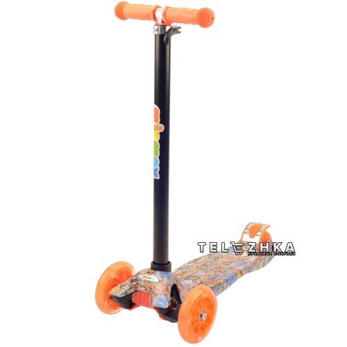 Самокат детский ScooteX Scooter Maxi 3D Print Dragon