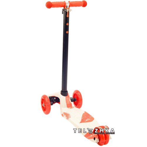 Самокат детский ScooteX Scooter Maxi 3D Print Kiss