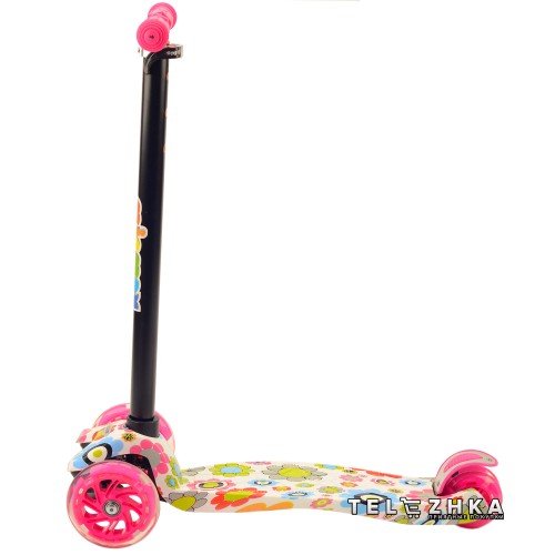 Самокат детский ScooteX Scooter Maxi 3D Print Spring