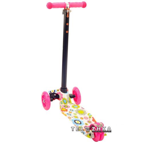 Самокат детский ScooteX Scooter Maxi 3D Print Spring