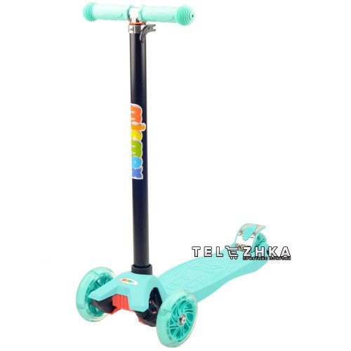 Самокат детский ScooteX Scooter Maxi Juicy бирюзовый