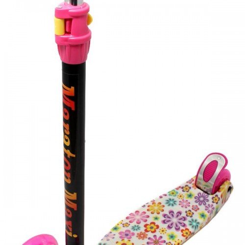 Самокат детский Maraton Maxi Flowers