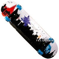 Скейт борд SkateX Skateboard Freestyler LED City