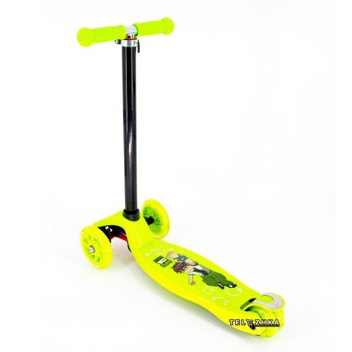 Самокат детский ScooteX Scooter Maxi Light Disney Ben alien force