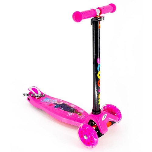 Самокат детский ScooteX Scooter Maxi Light Disney холодное сердце