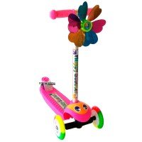Самокат детский ScooteX Smile розовый
