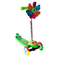 Самокат детский ScooteX Smile зеленый