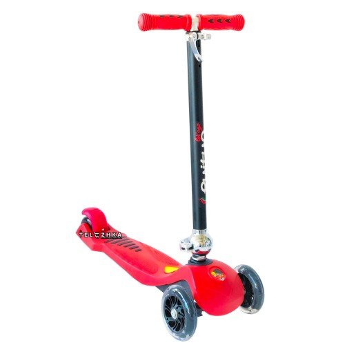 Самокат детский ScooteX Trine красный
