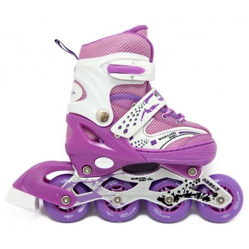Роликовые коньки раздвижные Maraton Oscar 28-33 Фиолетовые