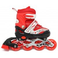 Роликовые коньки раздвижные Maraton Oscar 28-33 Красные