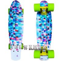 Скейт пенни борд SkateX Penny ModeX Bricks 22"