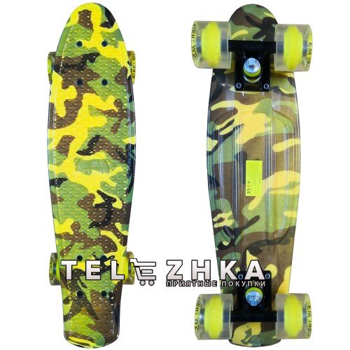 Скейт пенни борд SkateX Penny Sunny Force 22"