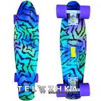 Скейт пенни борд SkateX Penny Sunny Star 22"