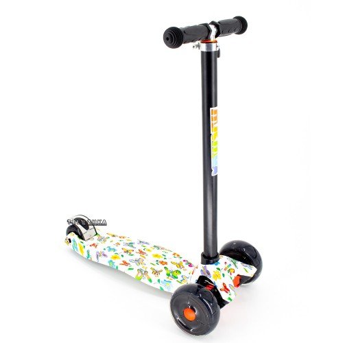 Самокат детский ScooteX Maxi 3D Print Plus Butterfly