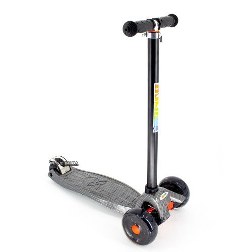 Самокат детский ScooteX Maxi 3D Print Plus Carbon