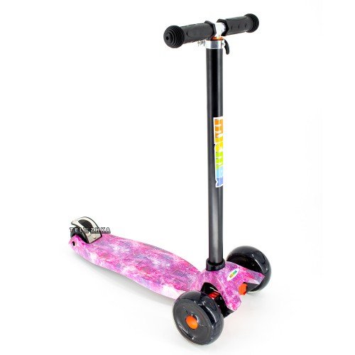 Самокат детский ScooteX Maxi 3D Print Plus Galaxy