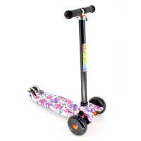 Самокат детский ScooteX Maxi 3D Print Plus Lily