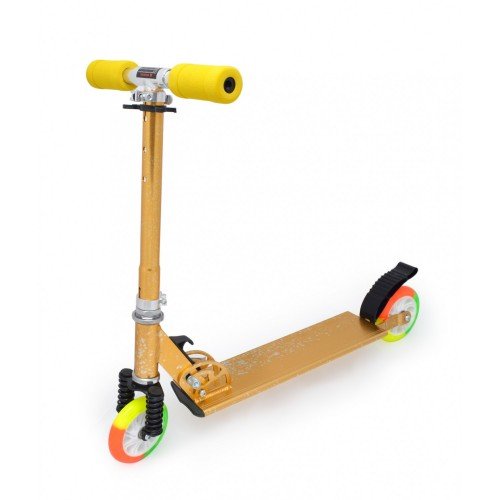 Самокат детский двухколесный ScooteX Jumpy Золотой